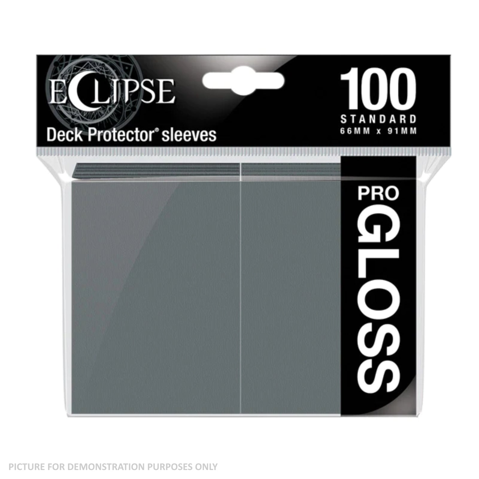 Ultra Pro Eclipse Gloss Standard Deck Protector Sleeves 100ct - Grey
